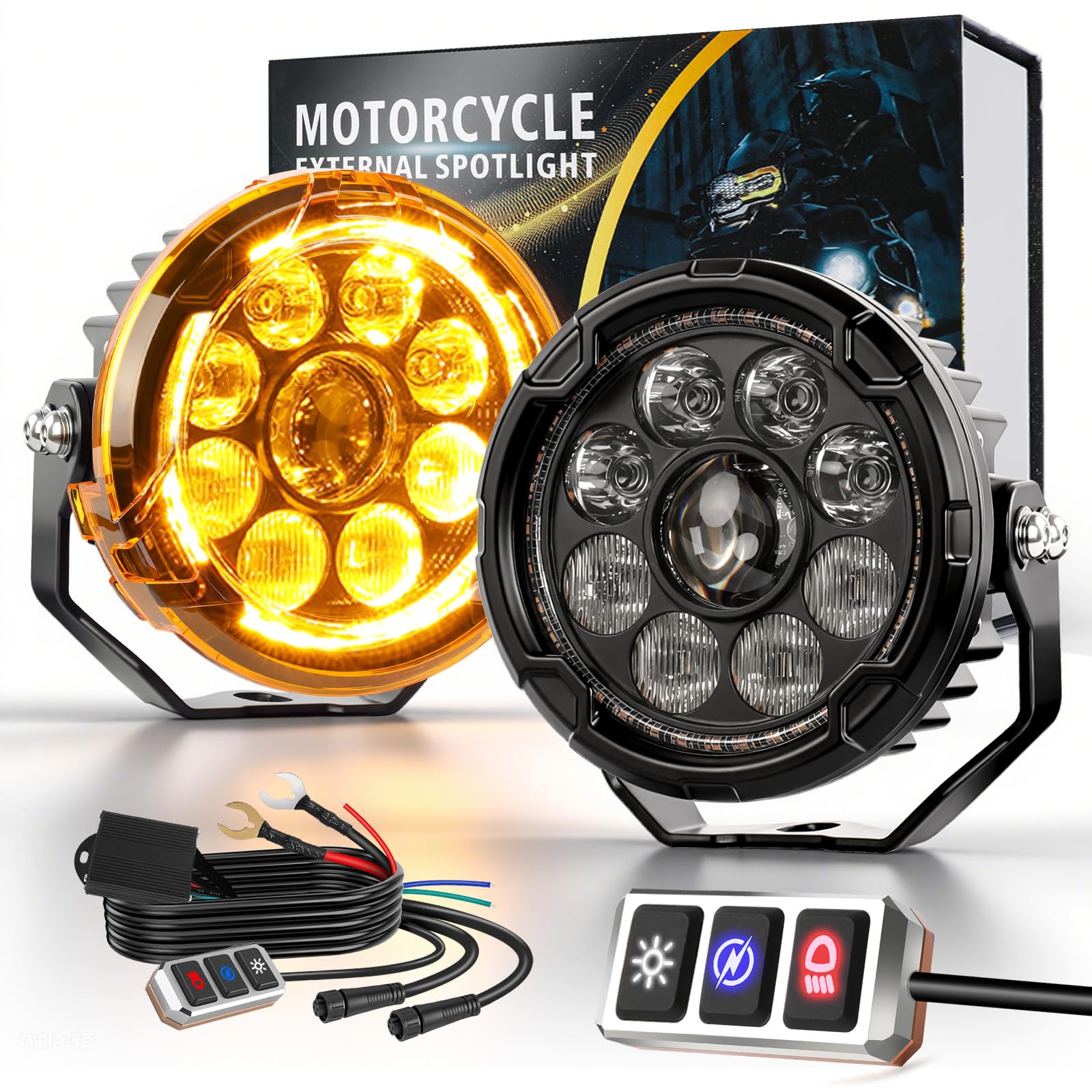 アサヒ◾️LED◾️SUPER DRY ◾️スーパードライ◾️非売品◾️壁掛けライト◾️照明 Amazon.com: CO LIGHT 4.5 Inch Motorcycle Fog Lights 120W White